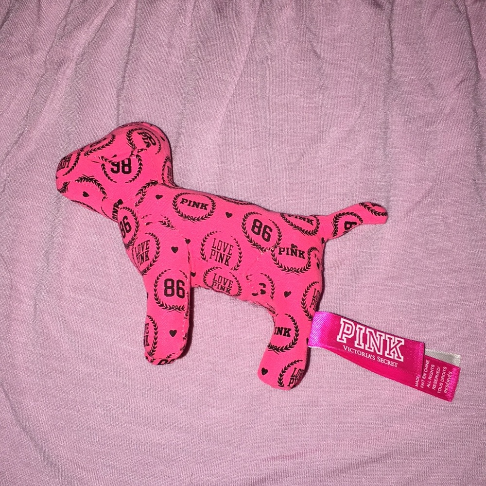 VS Pink Stuffed Dog